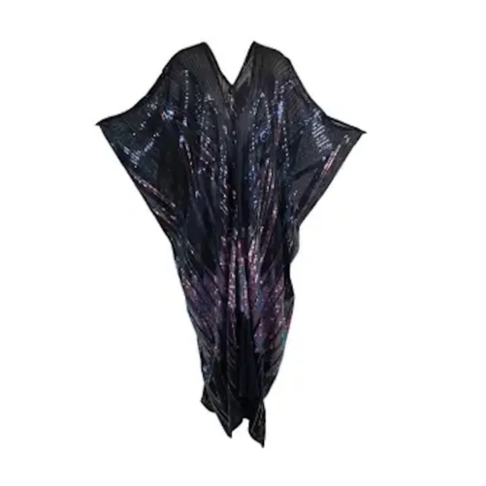 Color-Shifting Sequin Caftan | Jennafer Grace | Petite/XL Fit - Picture 9 of 11